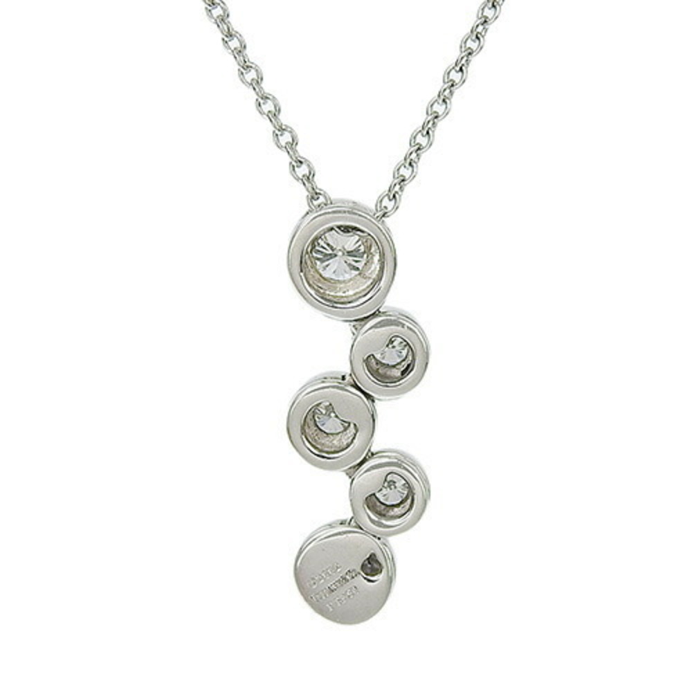 TIFFANY Co Bubble Necklace Diamonds Platinum Set Silver